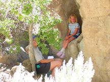 Summer and Diana taking a rest